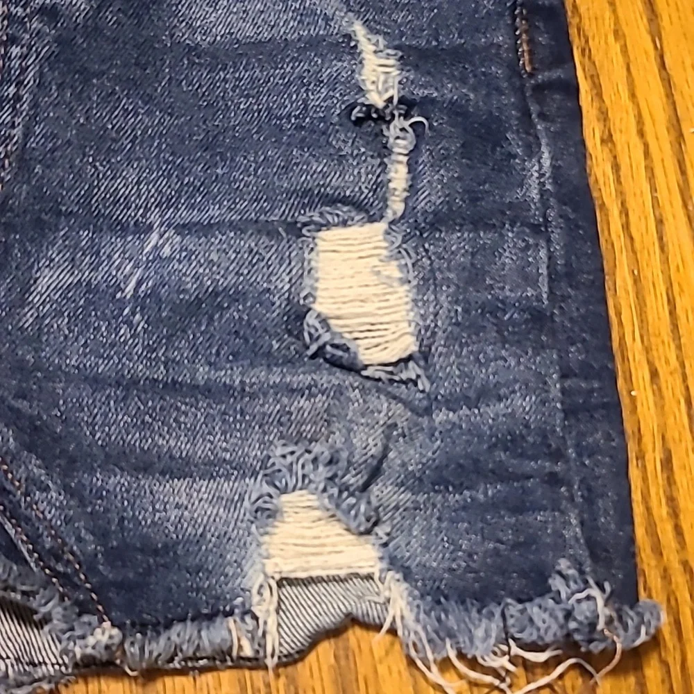 Justice Distressed High Rise Lined Denim Skirt - Girls 7